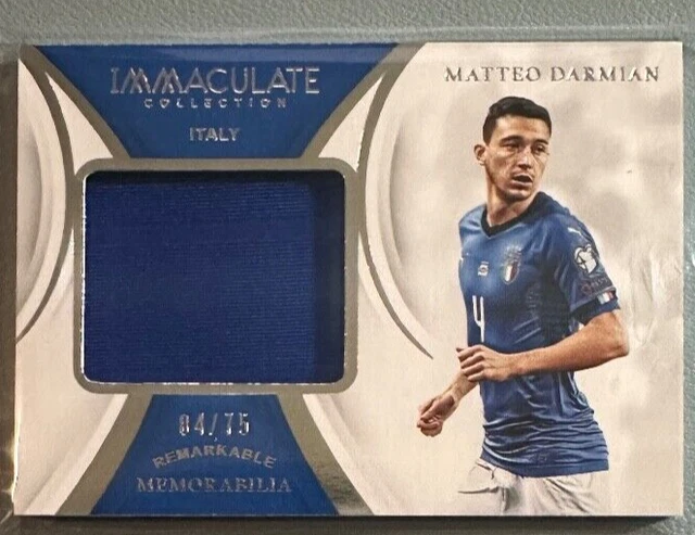 MATTEO DARMIAN 2018-19 Panini Immaculate Collection Remarkable Memorabila 04/75