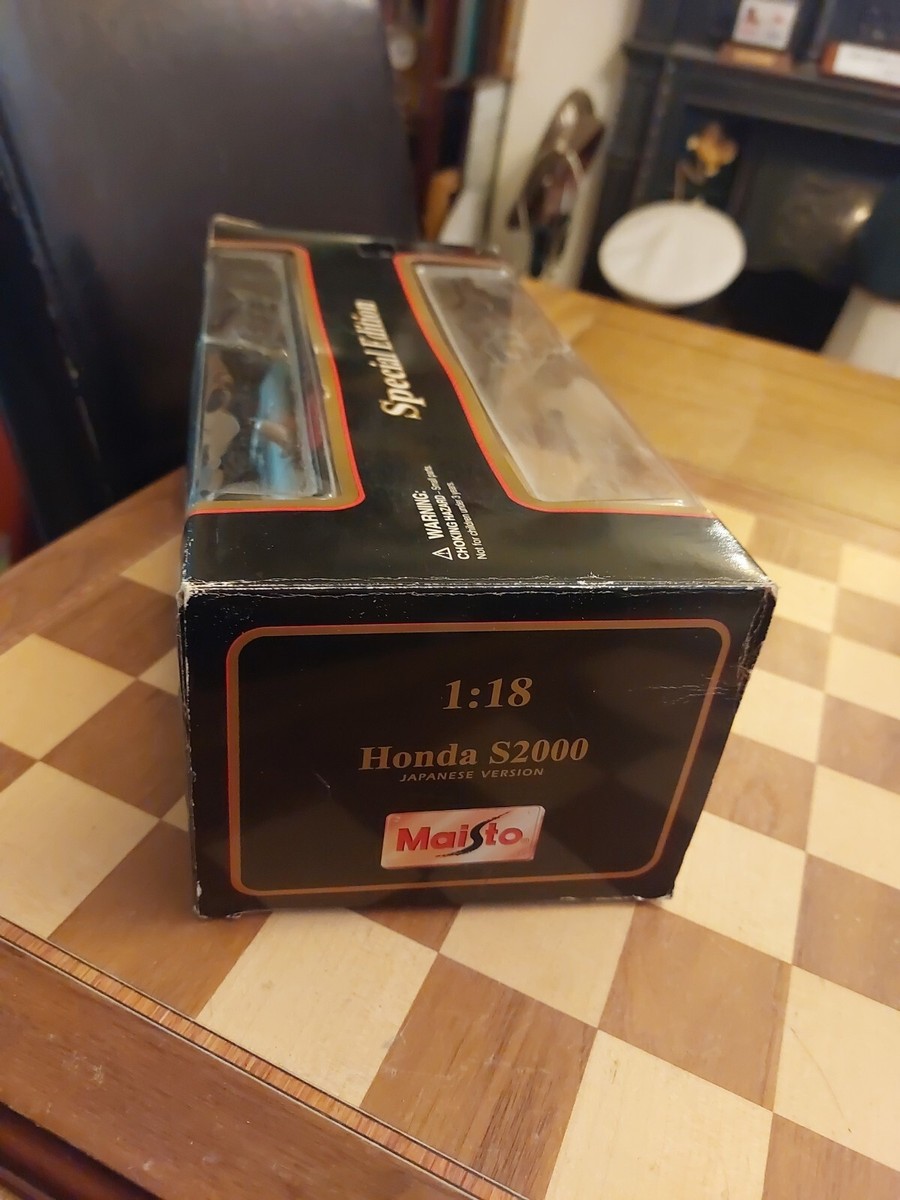 Boxed Maisto Special Edition/ 1/18 Honda S2000 Japanese
