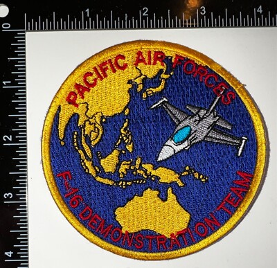 PACAF F-16 パッチ USAF Pacific Air Forces PACAF F-16 Demonstration Team Patch | eBay