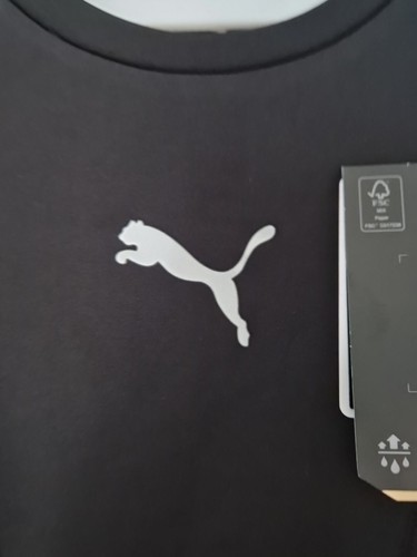 PUMA LIGA Baselayer Long Sleeve T-Shirt Kids Size 5-6 Years Black New - Picture 2 of 9