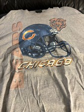 Chicago Bears Vintage liquid Blue long sleeve t shirt 22
