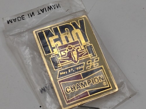 Vintage Indianapolis Indy 500 Champion Spark Plug Sponsor Pin New 1990 - Picture 3 of 7
