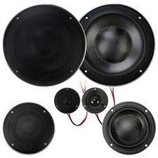 Morel Elate Carbon Pro 63a Active 6-1/2" 3-way Component Speakers No Crossovers