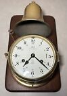 Schatz Royal Mariner 6” External Bell Ships Strike Porthole Military Wall Clock