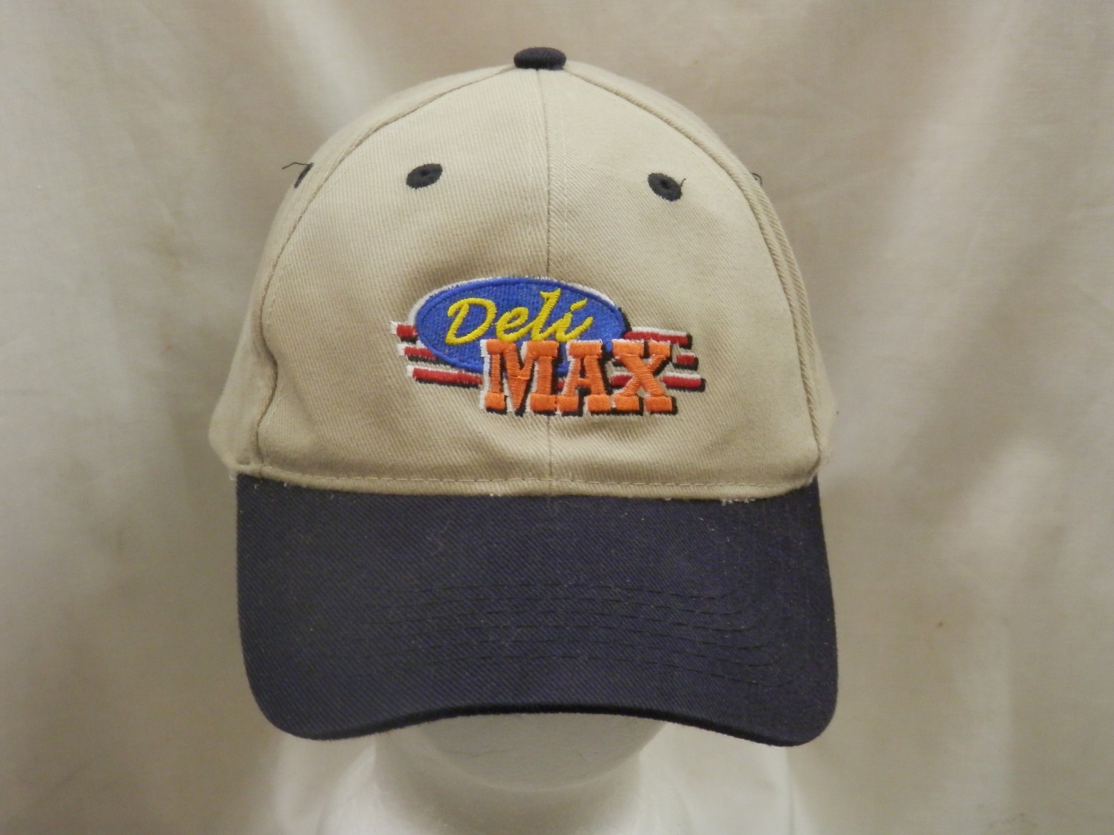 trucker hat baseball cap DELIMAX nice style curved brim rave rare retro snapback