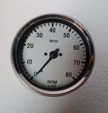 100mm Schmiede Nachbau Drehzahlmesser im Uhrzeigersinn mechanisch M18X1,5 GEW...