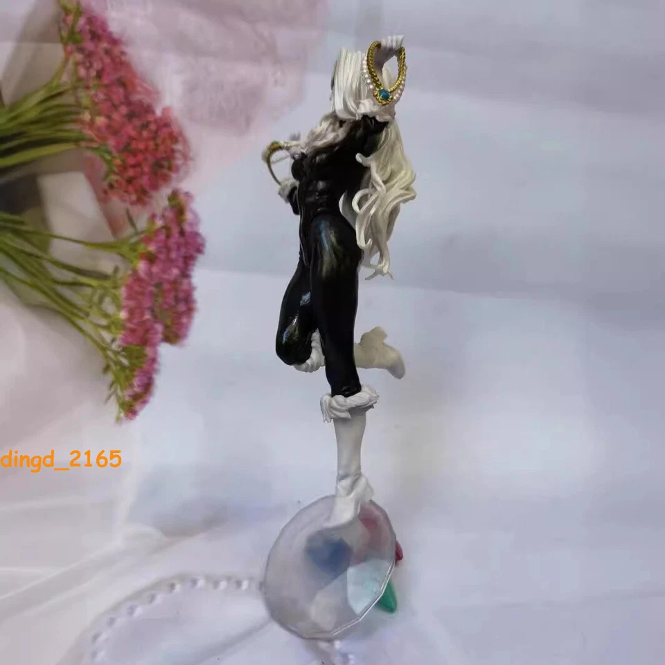 Nueva Estatua Bishoujo Gato Negro PVC Figura de Acción Modelo 10"" Adorno Regalo de Navidad Foto 2 de 4