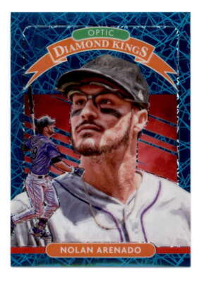 NOLAN ARENADO 2020 DONRUSS OPTIC #29 DIAMOND KINGS TEAL VELOCITY #26/35 BF1794