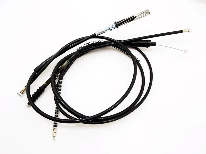 JUEGO CABLES MOTOR HONDA MR50 ELSINORE 1974-1975 GX EMBRAGUE ACELERADOR FRENO DELANTERO Foto 2 de 3