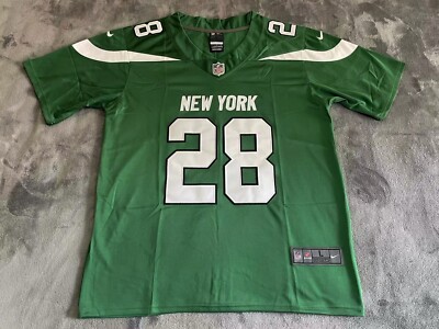 Adult New York Jets #28 Shirt Top DE Big & Tall Size Large Size