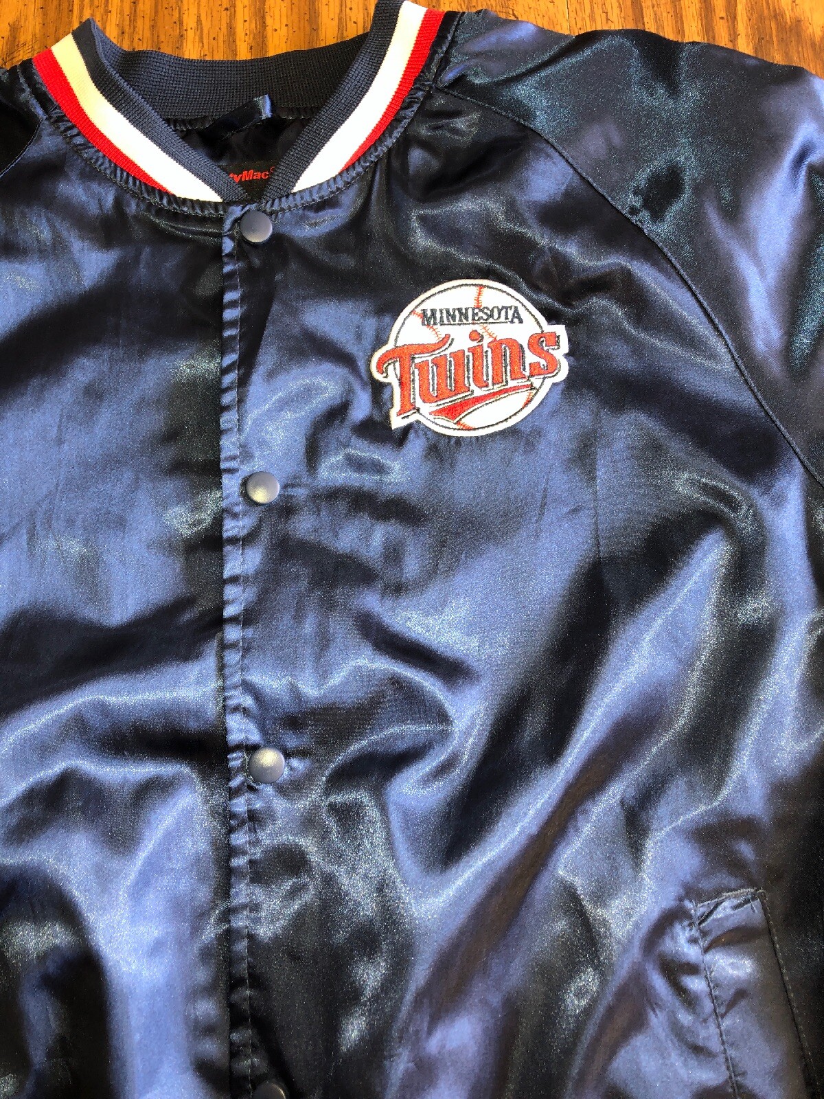 Vintage Mighty Mac Sports Minnesote Twins Jacket Size Large