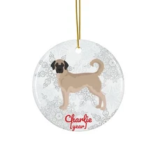 Anatolian Ornament Shepherd Dog Gift Custom Mom Dad Christmas Tree Decor Year