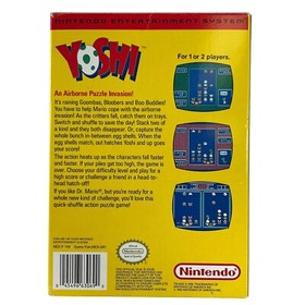 Nintendo NES Yoshi Game CIB Complete Excellent Condition! &sect;