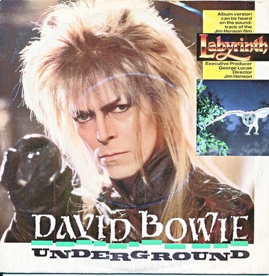 Underground - David Bowie - Soundtrack Labyrinth - Single 7'' Vinyl 44/27