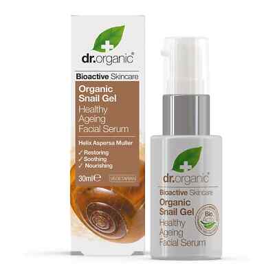 Dr.Organic Schnecke Gel Healthy-Aging Gesicht Serum Hydrate Soothe Pflege Ton