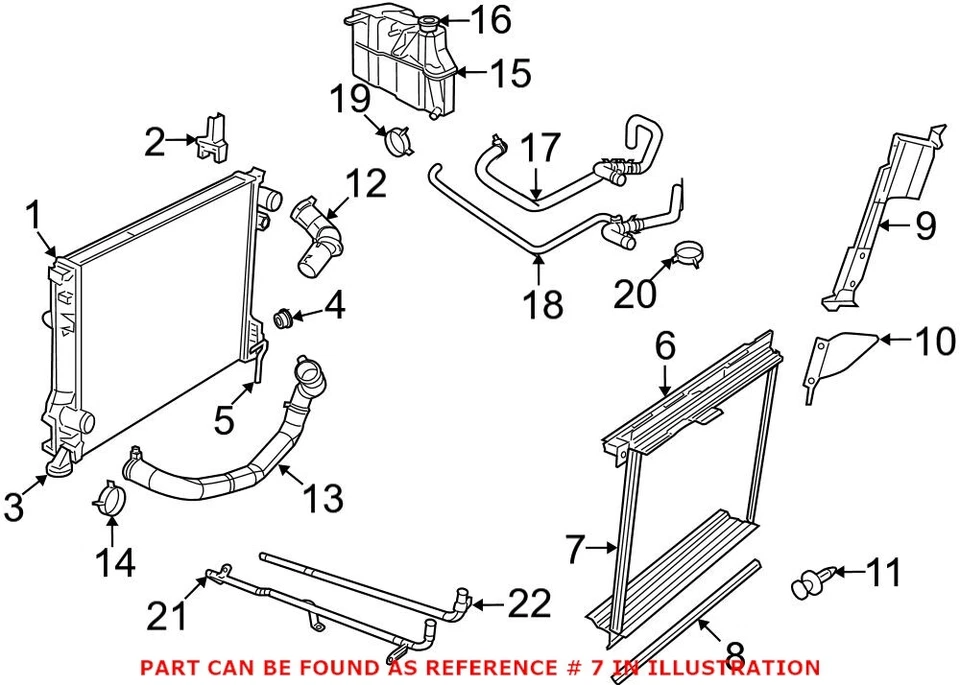 Sello de aire de radiador Mopar genuino OEM para Dodge Charger Challenger 68026556AA Foto 2 de 2