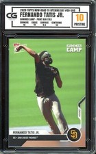 2020 Topps Now OD W/ MASK Summer Camp /1763 Fernando Tatis Jr. CG 10 PRISTINE