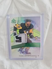 Pierre-olivier Joseph Auto Patch /35 SP Game Used Rookie Pittsburgh Penguins 