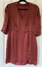 Ladies dress - Size 14 - Burnt Orange - Boohoo