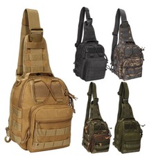 Men's Sling Crossbody Bag Waterproof Chest Shoulder Backpack Bag Tactical Bag