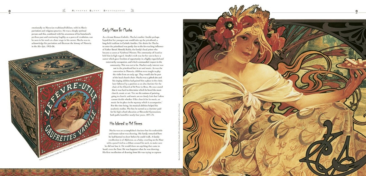 アート・デザイン・音楽 Alphonse Mucha Master Works アート