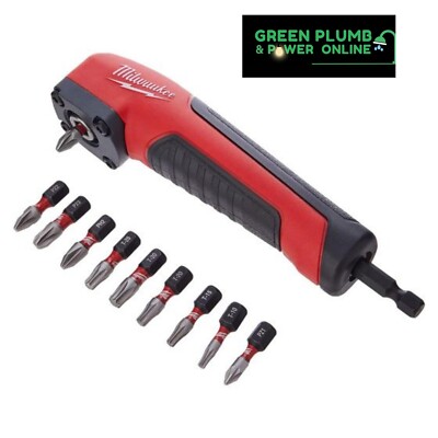 Milwaukee 4932471274 11-teiliges Shockwave Impact Duty rechtwinkliges Aufsatzset