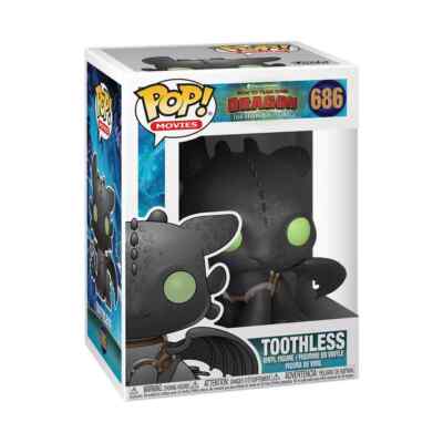 Funkoヒックとドラゴントゥース toothless 686 Funko POP! Movies: How to Train Your Dragon 3 Toothless Figure