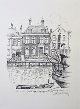 N°8 / PLANCHE DESSIN TEKENINGEN ANTON PIECK 30 x 22 CM ENVIRON