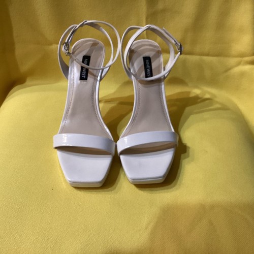 Nine West cremefarbene hochhackige Riemchenschuhe mit Knöchelriemen Größe 8,5 - Bild 2 von 12