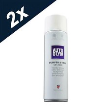 Image of 2x 450ml Autoglym Bumper & Trim Detailer (Bumper Black) Restore Revive Plastic