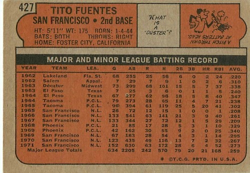 1972 Topps Baseball Singles "Key Player Cards" U-Pick - Picture 33 of 47