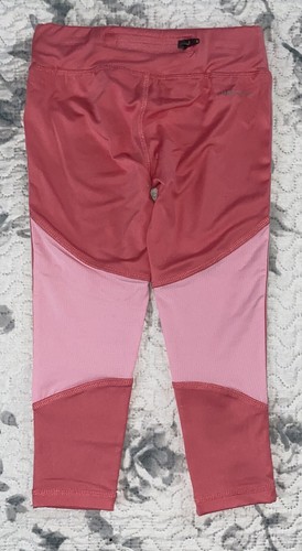 Girls Nike (3pc) Pink, Black, & Fireberry Leggings Bundle - Sz/ 5 - Picture 6 of 11