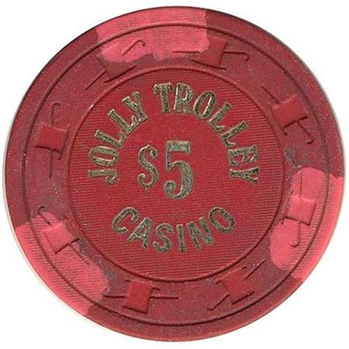 Jolly Trolley Casino Las Vegas Nevada 5 Chip 1981 eBay