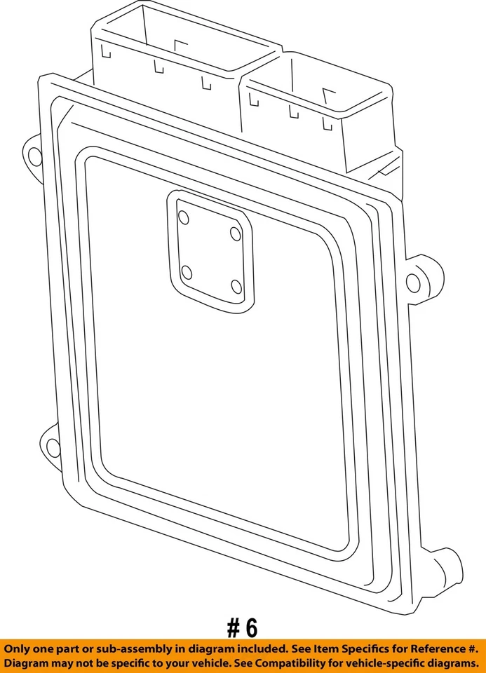 Módulo de control del motor usado (ECM) se adapta a: Jeep Compass 2015 módulo de control electrónico Foto 4 de 4