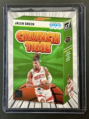 Jalen Green 2023-24 Donruss Crunch Time Press Proof #9 Rockets