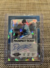 2021 Panini Contenders Cracked Ice Edward Cabrera  Prospect Ticket Auto 11/23