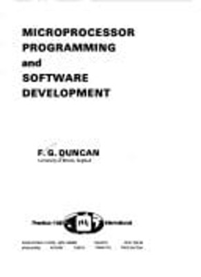 Microprocessor Programming and Software Development Hardcover F.