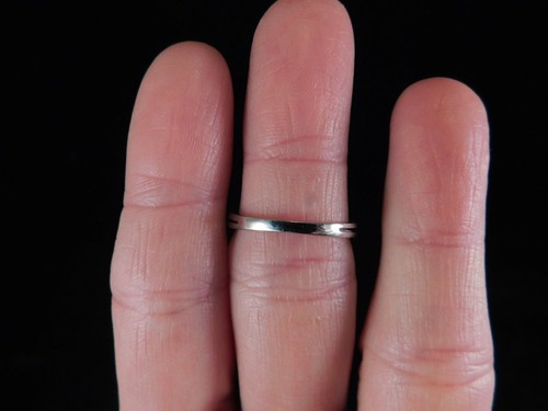 5,85 Karat smaragdgeschliffener Kunzitring einfache Sterlingsilberfassung - Bild 8 von 8