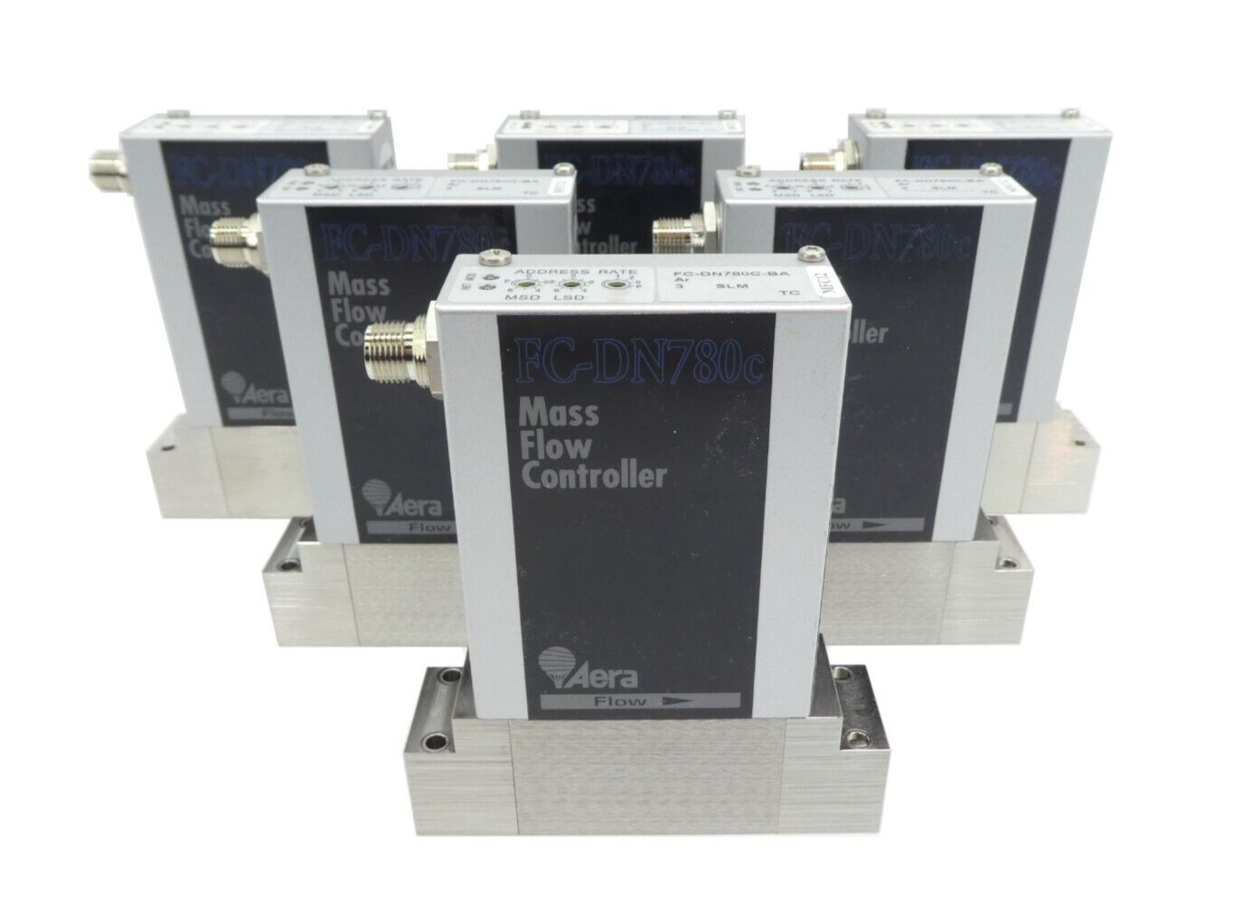 Aera FC-DN780C-BA Mass Flow Controller MFC Lot of 6 AMAT 0190-26304 3030-13997