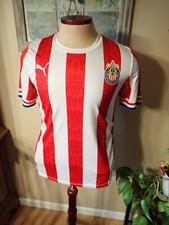 Puma Club Deportivo Guadalajara Soccer Jersey Football Shirt Sz S