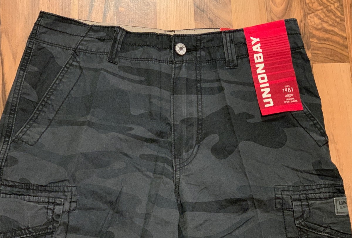 UNIONBAY Y2K (Sz 30 38) Men's Cargo Skate Shorts 100% Cotton