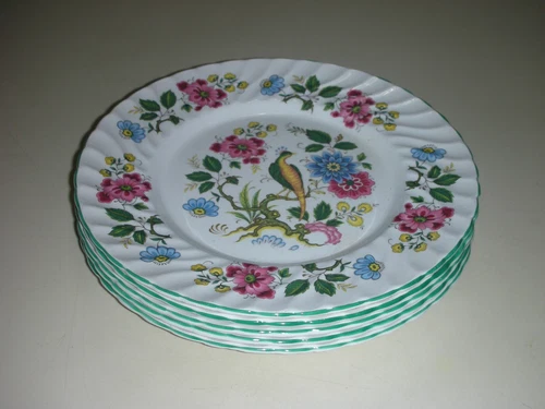 Vintage Old Foley James Kent Ltd Staffordshire England 8" Plate  - 5PCS