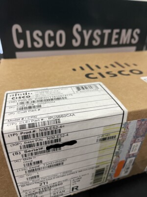 Cisco NIM-ES2-4 ISR 4000 Series 4x Gigabit Ethernet RJ-45 Router Module openbox