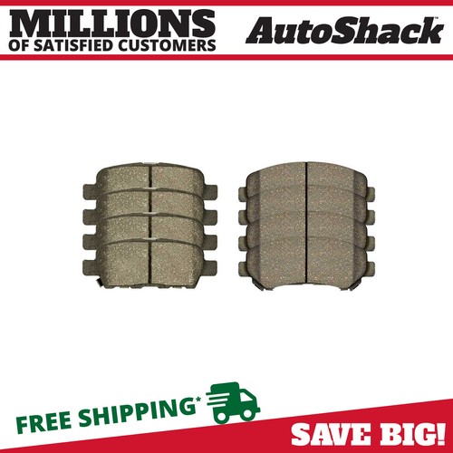 Front and Rear Ceramic Brake Pad Kit for Nissan Juke Sentra Rogue