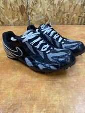 Nike Black Rival MD II Bowerman Track Spikes Lace Up Shoes 311895 Sz 10.5