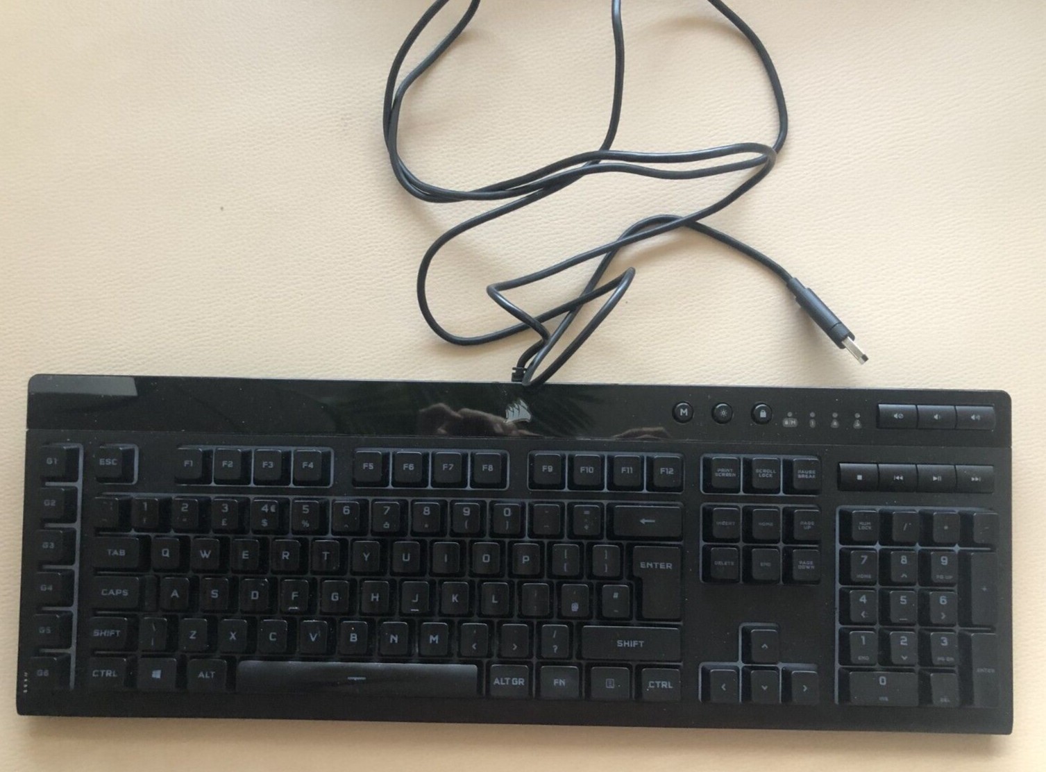 Corsair K55 RGB Pro Gaming Keyboard, Opened Box, Fully Tested, With