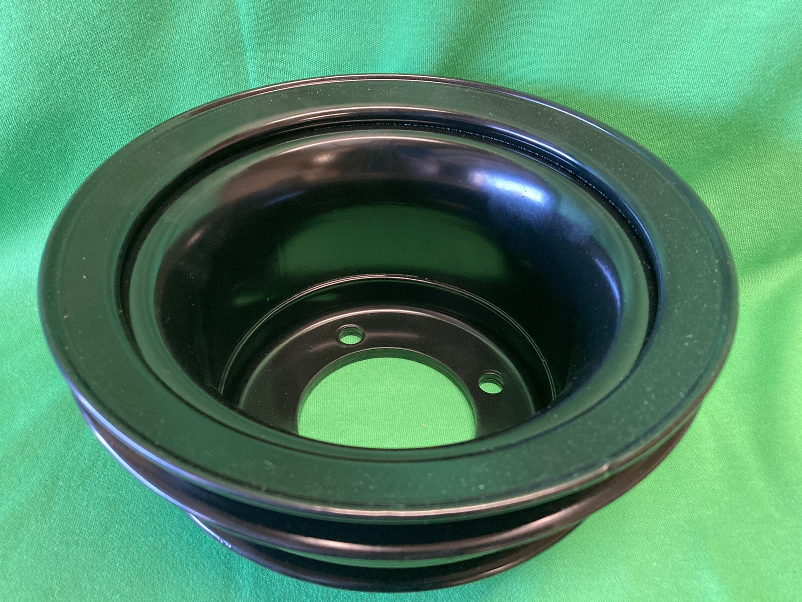 POWDER COATED 19731978 304 360 401 V8 Jeep AMC Crank Pulley 2GROOVE