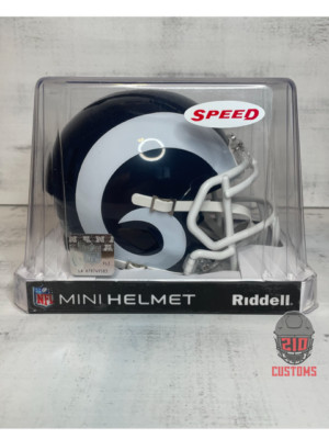 Los Angeles Rams (2017-2019) Authentic Riddell Speed Mini Helmet | eBay