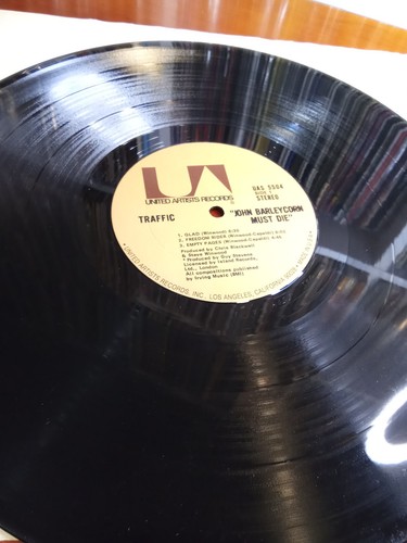 TRAFFIC - JOHN BARLEYCORN MUST DIE 1971 U.S. Press UAS 5504 VINYL LP VG+/VG+ - Picture 6 of 6