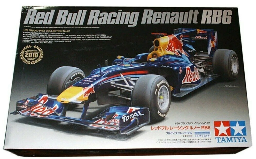 未組立】タミヤ 1/20 レッドブルレーシング ルノー RB6 2010